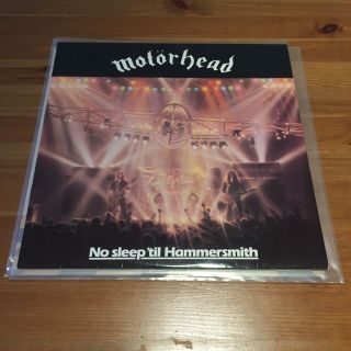 Motorhead No Sleep Til Hammersmith Vinyl Lp A1/b1 No.  Bron 535 Uk 1st Press