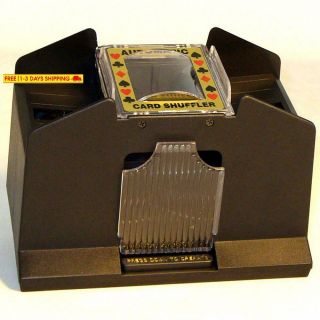 Automatic 2 - 4 Deck Card Shuffler Card Playing Aid Game