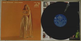 Julie London Stone Solid Nm Lp About The Blues Orig 1958 Us Liberty
