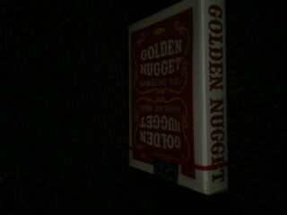 - DECK RED BURGUNDY GOLDEN NUGGET CASINO PLAYING CARDS LAS VEGAS,  NV 5