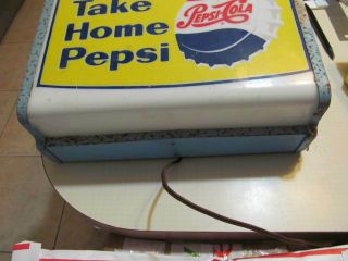 Vintage Take Home Pepsi Electric Blinking Sign 2