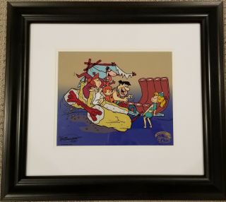 Limited Edition Sericel Of The Flintstones " Fred 