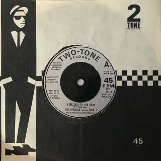 The Specials A Message To You Rudy - Nite Club Near 1979 Two Tone 7 "