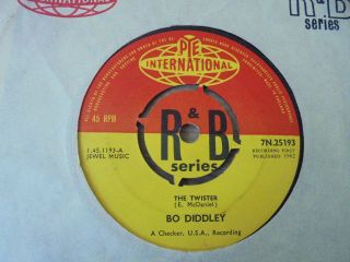 Bo Diddley - The Twister C/w Who Do You Love 1962 Uk 45 Pye International