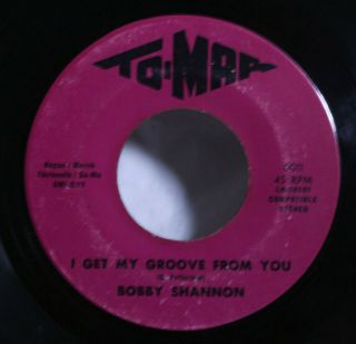 Bobby Shannon - 45 7 " - Get My Groove From You / Uplift - Northern Soul Hear