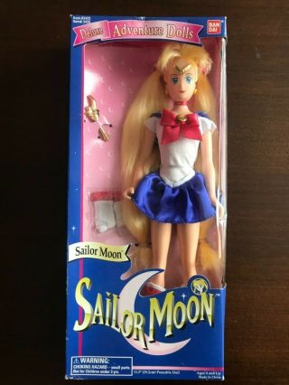 Sailor Moon Deluxe Doll Ban Dai (1995) _11.  5 Inch Very Rare