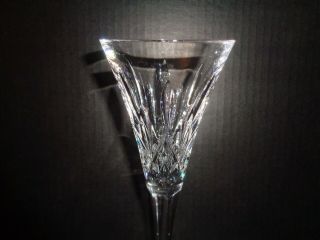 WATERFORD Lismore CRYSTAL FLUTE CHAMPAGNE GLASS 6