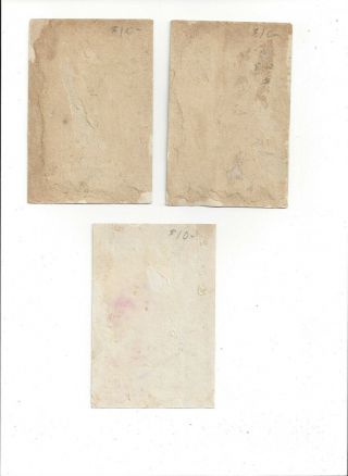 (3) 1889 Tobin Lithograph Victorian Trade Cards Baby Talk Baseball series Cigars 2