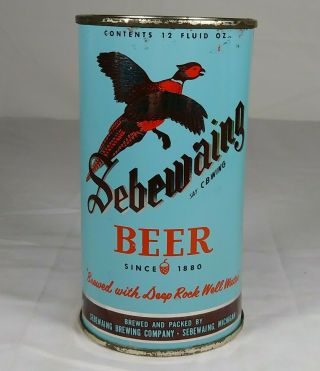 Sebewaing Beer Flat Top Can Sebewaing Brewing Co.  Michigan Mi Indoor 132 - 10