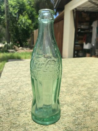 1915 Bronson,  Florida Fla Hobbleskirt Coca Cola Coke Soda Bottle