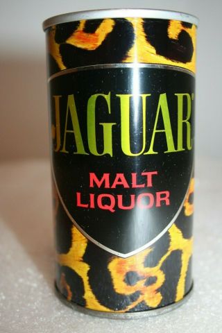 Jaguar Malt Liquor 12 Oz Ss Zip Tab Beer Can From Rochester,  York