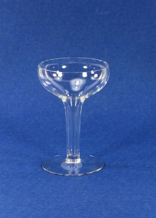 Vintage Hollow Stem Coupe Champagne Glasses,  (7) Mid - Century Barware Stemware 4
