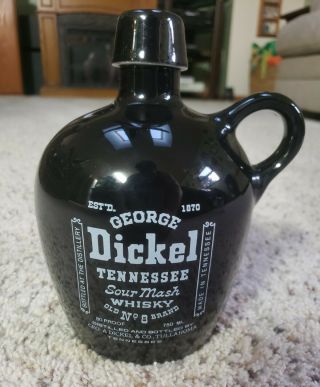 Merle Haggard George Dickel Whisky Jug Tennessee Sour Mash No.  8 (empty Bottle)