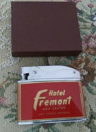 Vintage Hotel Fremont And Casino Lighter Las Vegas Nevada Kaycee Japan
