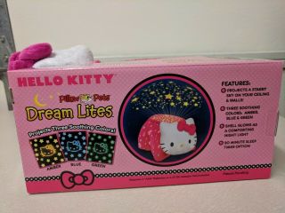 Hello Kitty Pillow Pets Dream Lites Starry Sky Projector NIB 4