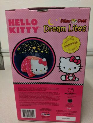 Hello Kitty Pillow Pets Dream Lites Starry Sky Projector NIB 5