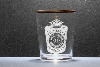 Pre Pro Prohibition Shot Glass Twomey Miholovich