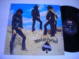 Motorhead Ace Of Spades 1988 Stereo Lp Vg,