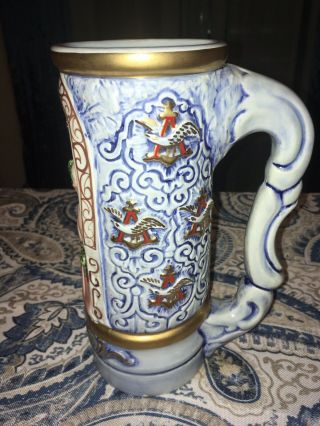 The Budweiser Girl Beer Stein 1973 Anheuser Busch Inc Made In Italy 9 Inches 3