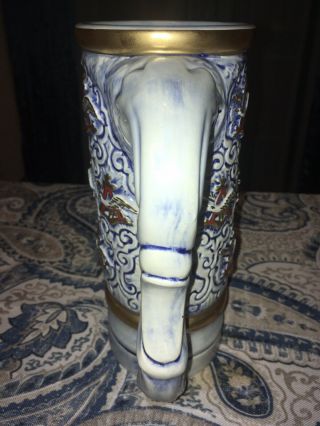 The Budweiser Girl Beer Stein 1973 Anheuser Busch Inc Made In Italy 9 Inches 4