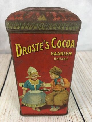 Vintage Tin Can Droste 
