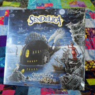 Sendelica " Cromlech Chronicles Ii " Purple/white Marbled Vinyl Space Rock