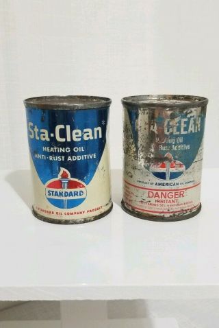 2 Vintage American Oil Company Sta - Can