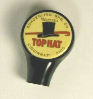 Top Hat Beer Tap Knob - Kooler Keg - Schoenling Brewing Co - Cincinnati,  Ohio