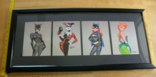 Batman Poison Ivy Catwoman Batgirl Harley Quinn Le Print Wbss Warner Brothers