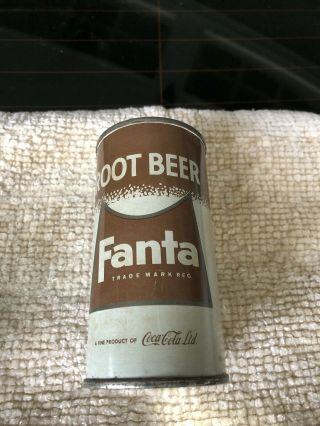 Fanta Root Beer Soda Flattop Can