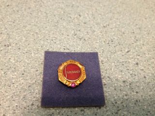 Vtg.  Studebaker Automobile Co.  10k 30 Year Gold Employee Service Award Pin