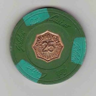 Vintage $25 Chip From The Golden Gate Casino (1975) Las Vegas