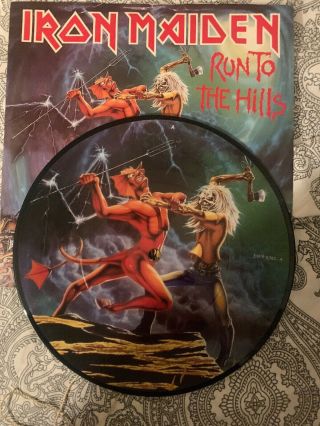 Iron Maiden - Run To The Hills 7  Vinyl Picture Disc