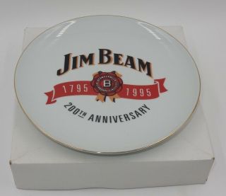 Jim Beam 200th Anniversary Porcelain Gold Trim Collectors Plate