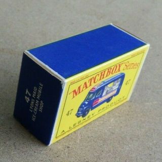 Matchbox Lyons Maid Ice Cream Mobile Shop Commer Canteen No.  47 CN 8