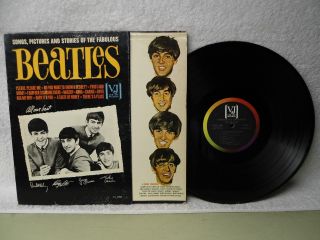 The Beatles Lp Songs Pictures And Stories Very 1964 Mono Vee Jay Orig