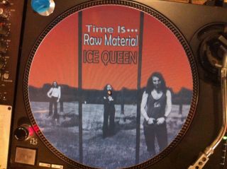 Raw Material - Time Is Ice Queen Mega Rare 12 " Picture Disc Promo Single Lp