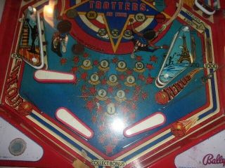 harlem globtrotters pinball machine plays fantastic 7