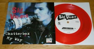 Sid Vicious - My Way - Chatterbox - Sex Pistols - Red Vinyl - Near