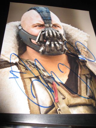 Tom Hardy Signed Autograph 8x10 Photo Batman Dark Knight Rises Promo Auto X8