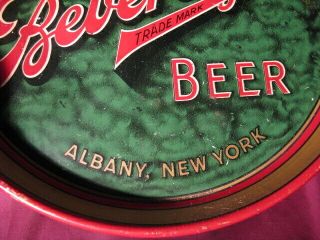 Scarce Beverwyck Beer Tray w Beaver Logo Albany York 4