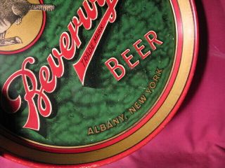 Scarce Beverwyck Beer Tray w Beaver Logo Albany York 6