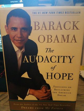 Barack Obama The Audacity Of Hope.  Signed,  1st Print