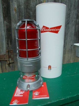 Budweiser Red Light NHL Hockey Goal Horn WiFi Limited Edition RARE RARE RARE 2