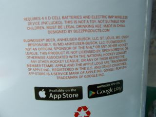 Budweiser Red Light NHL Hockey Goal Horn WiFi Limited Edition RARE RARE RARE 8