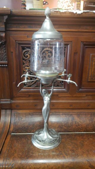 Lady Absinthe Fountain,  4 Spout Price Tab Still On $349