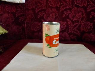 rare 1960 ' s ? era 10 ounce diet orange crush pop tin toronto canada 4