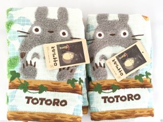 My Neighbor Totoro Face & Hand Towel Set Cotton 100 Studio Ghibli 03042 Japan