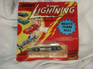 Vintage Topper Johnny Lightning Spoiler Rare In Package Green Red Line Era 2