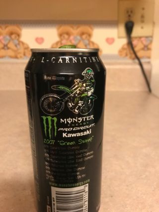 Rare Monster Energy Can.  Green Sweep Can.